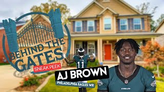 Inside AJ Browns Stunning Philadelphia Eagles Mansion – Exclusive Sneak Peek [upl. by Yoo]