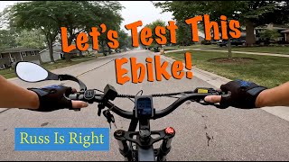 Another Test Ride Of A New Ebike Prior To Review [upl. by Nussbaum]