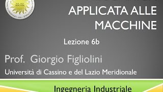 Meccanica applicata alle macchine Lezione 6b [upl. by Elorak905]