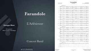 LArlésienne  Farandole  Georges Bizet score for concert band [upl. by Jacinto]