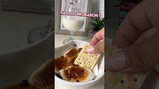 Masmelos chocolate galletas y leche que rica combinación ❤️ lifehacks tips hacks easy snack [upl. by Zena]