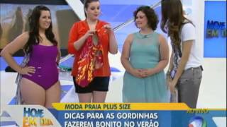 Dicas de biquínis para mulheres acima do peso com Renata Poskus Vaz  Hoje em dia  Rede Record [upl. by Prue618]