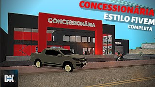 CONCESSIONARIA ESTILO FIVEM COMPLETA  DOWNLOAD FREE  MTASA [upl. by Thant45]