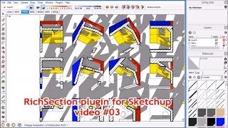 RichSection plugin for Sketchup video 03 [upl. by Kohl936]