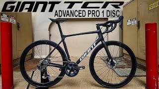 GIANT 2021 TCR Advanced Pro 1 Disc Detailed Look amp Review 4300 Best Value Road Bike of 2021 [upl. by Noryk]