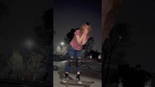 First kickflip reaction🥳👏🏻skateboarding firstkickflip skatelife skategirl kickflip sk8 [upl. by Viking]