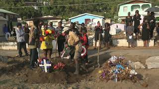 Burial Funeral Service Of Engenia Augusta Francis [upl. by Filberte]