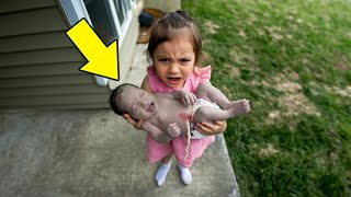 Girl Shows Up on Doorstep with Newborn Baby quotUncle Did It [upl. by Asyar]