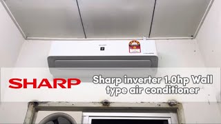 New SHARP Jtech inverter ion plasmacluster 10hp split air conditioner [upl. by Nedda]