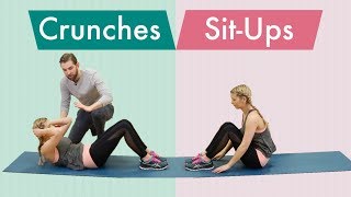 Crunches vs Sit Ups which one is best and how to do it [upl. by Bisset]