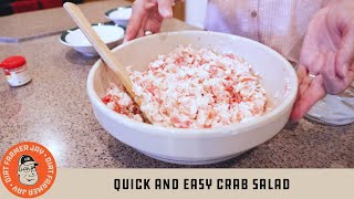 Quick and Easy Crab Salad [upl. by Etnahc]