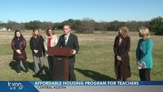 Affordable housing program for AISD teachers [upl. by Hermina]