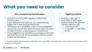 QampA Ive used the bringforward rule so when can I make more nonconcessional contributions [upl. by Aynad]