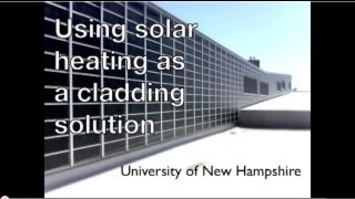 Solar Air Heating  University of New Hampshire UNH [upl. by Eelyma]