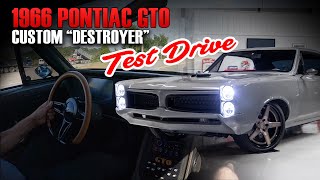 1966 Pontiac GTO Custom Test Drive [upl. by Reneta291]