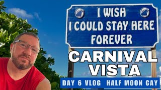 Carnival Vista Vlog Day 3 Half Moon Cay [upl. by Nnylylloh]