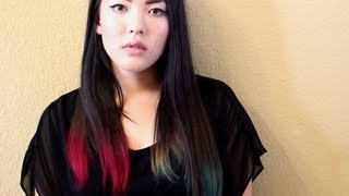 Dip Dye Hair Tutorial [upl. by Ameluz]