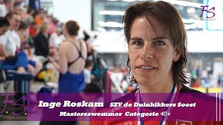 ONMK 2019 lb Amersfoort Amerena Inge Roskam goud V40 50m schoolslag [upl. by Enytsirhc614]