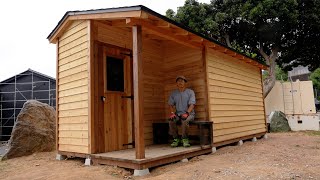 【新築】3週間かけてDIYで小屋建てました。 [upl. by Allison]