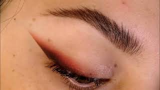 TRUCCO EYELINER SFUMATO ROSSO e NERO [upl. by Annoel]