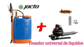 Dosador universal Guarany no Pulverizador jacto [upl. by Aroved379]