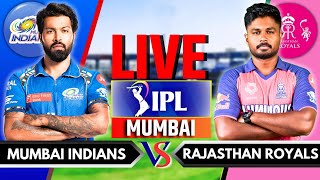 IPL 2024 Live MI vs RR Live Match  IPL Live Score amp Commentary  Mumbai vs Rajasthan Live Inngs 2 [upl. by Jacobo]