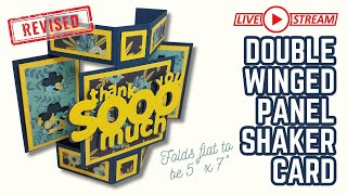 🔵 5quot x 7quot Double Winged Panel Shaker Card  Livestream [upl. by Ilil]