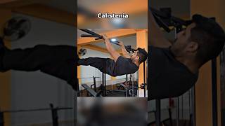 🏆 Fisicoculturista vs Calistenia ☠️ fitness viral increible deportes gym [upl. by Hinkel]