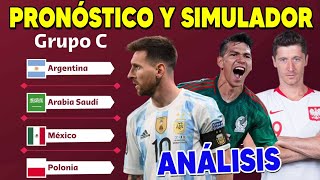 MI ANÁLISIS DEL GRUPO C DEL MUNDIAL DE QATAR 2022  SIMULADOR DE RESULTADOS 🏆 [upl. by Enyalahs]