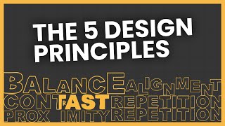 The 5 Design Principles But in Web Design [upl. by Carlie]