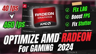 Best AMD Radeon Software SETTING for GAMING in 2024 [upl. by Coral]