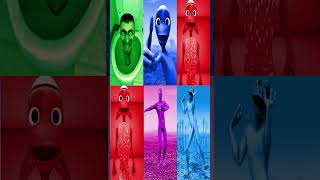 color dance challenge  dame tu cosita vs spiderman vs skibidi toilet vs patila vs kemaste 👽 alien [upl. by Asssilem]