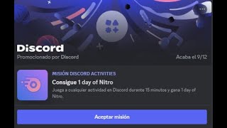 Obtén NITRO Gratis x1 Dia Sin Descargar Nada  2024  Tutoriales De Discord [upl. by Eilyak939]