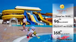 Promotion ÉTÉ 2018 Hôtels avec toboggans Hammamet [upl. by Charlena741]