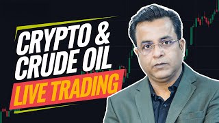 Bitcoin amp Crude Oil Live Trading 13 November [upl. by Lawlor]