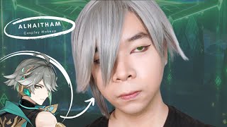 Genshin Impact Alhaitham Cosplay Makeup [upl. by Lazor27]