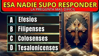 17 PREGUNTAS BIBLICAS QUE SOLO UN VERDADERO CRISTIANO SABE CONTESTAR  Será que eres capaz Trivias [upl. by Mahgem799]