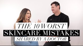 The 10 worst skincare mistakes shared by a Doctor community  ALI ANDREEA [upl. by Mollie]