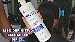 PROGRESSIVA em cabelo RESISTENTE E CACHEADO  SEM FORMOL EAÊ COSMÉTICOS [upl. by Carla]