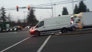 RARE Surrey RCMP LMD ERT Unmarked Van Responding Code 3 in Heavy Traffic [upl. by Ginny]