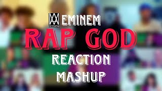 EMINEM  Rap God  REACTION MASHUP▶️ [upl. by Aymik951]