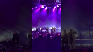 NSYNC reunites at Justin Timberlake concert in Los Angeles for first performance since 2013 [upl. by Nahpets463]