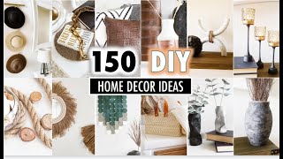 150 DIY HOME DECOR IDEAS  HACKS you Actually Want To MAKE FULL TUTORIALS [upl. by Odnuges]