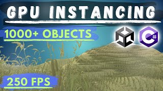 Improve Performance 10x Using GPU Instancing  Unity Tutorial [upl. by Emor]