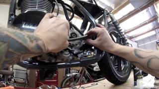 Yamaha SR500 Cafe Project more fun and fabrication [upl. by Steinke]