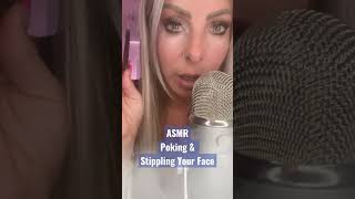 ASMR Personal Attention Poking amp Stippling Your Face With ASMR Mouth 👄 Sounds [upl. by Pich]