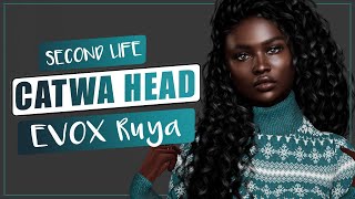 CATWA EVOX RUYA  Second Life  MESH HEAD [upl. by Ad377]