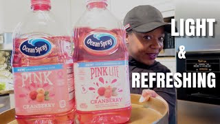 Ocean Spray Pink Cranberry Juice  Target Deal  Taste Test [upl. by Nylsor]