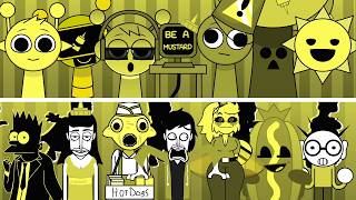 Incredibox Sprunki  But Everyone Mustard  Incredibox Mustard VS Colorbox Mustard [upl. by Eshman476]