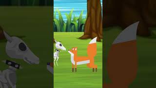 Moti And Fox  Cartoon animal  cartoonanimal  Story [upl. by Carlen]